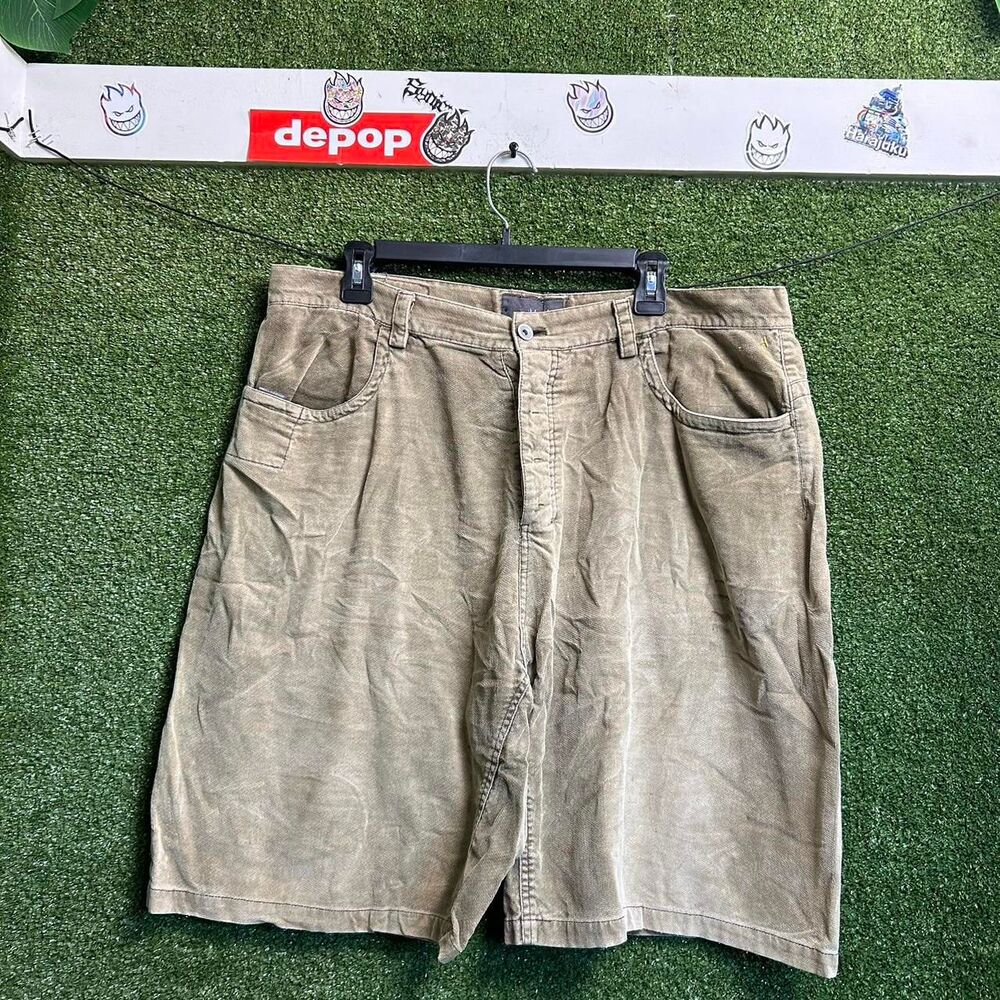 Billabong Men's Khaki and Green Shorts